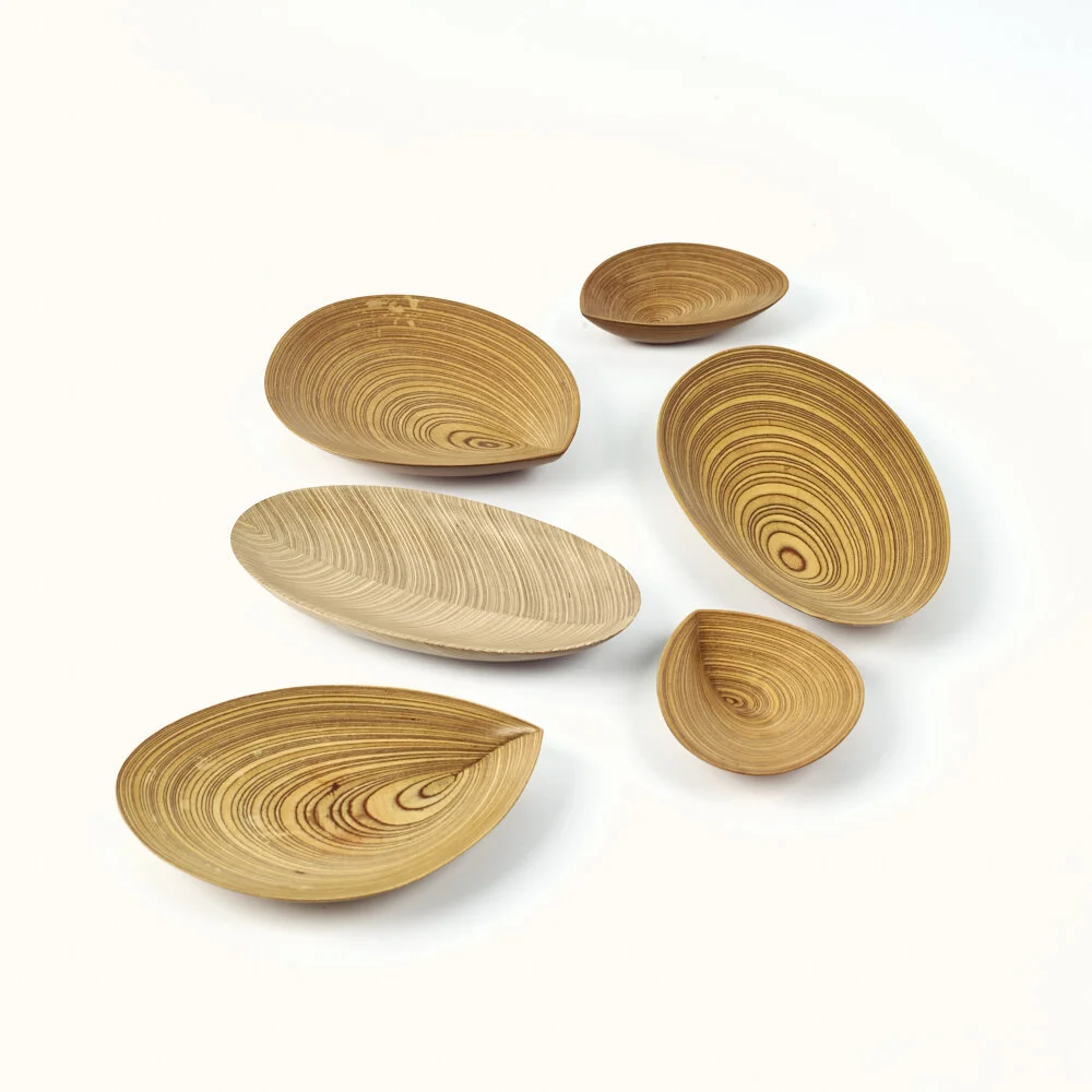 Tapio Wirkkala Overleaf Dish Laminated Birch Wood circa 1951 — The